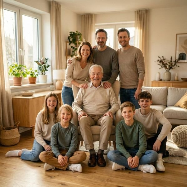 Glückliche Familie